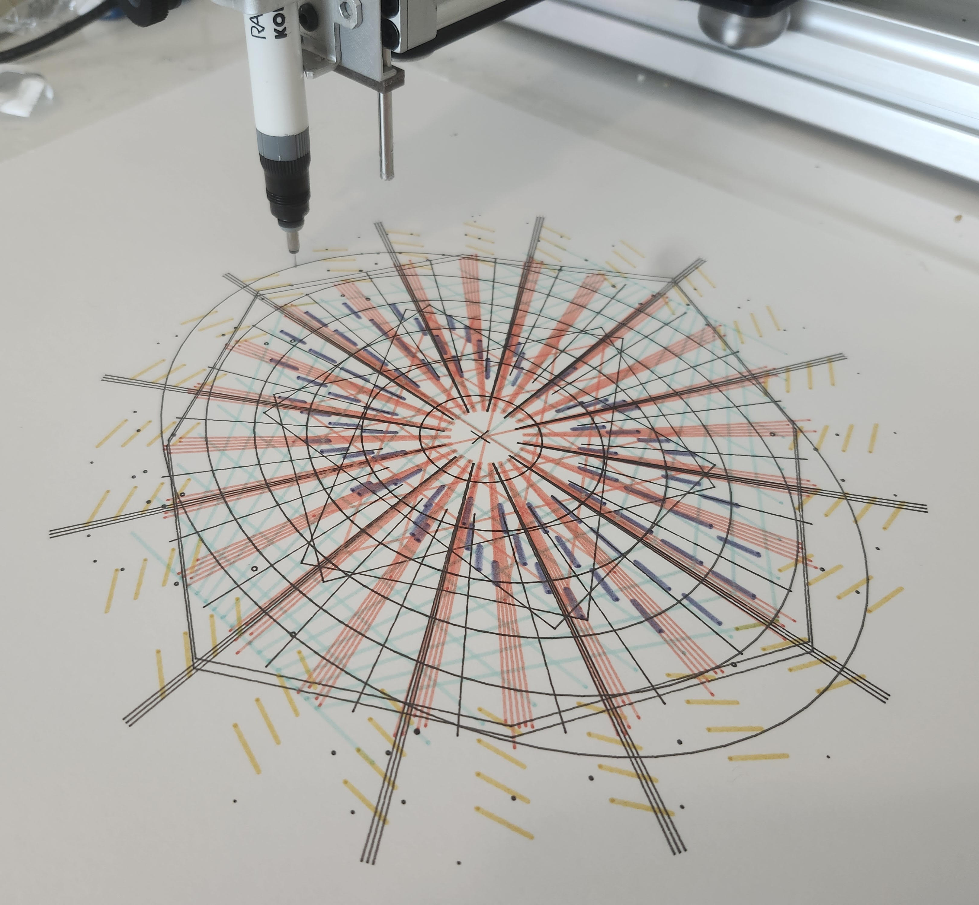 AxiDraw Plotter in Action